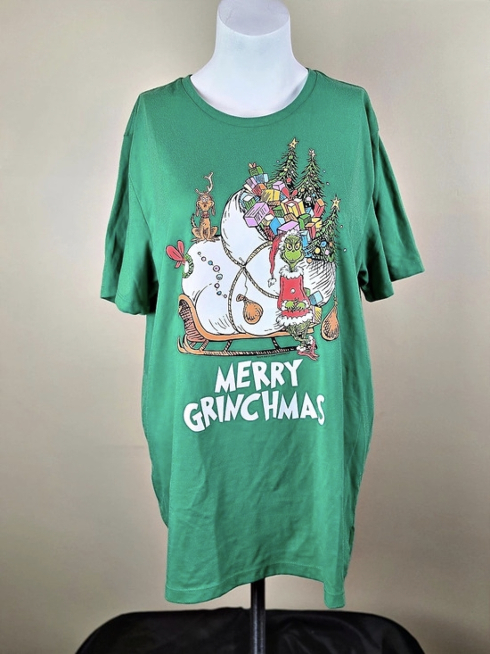 Unisex Size Large Merry Grinchmas Graphic Tee From Old Navy